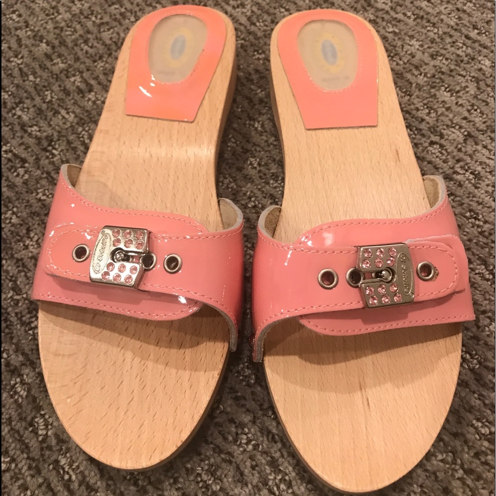 DR. SCHOLL’S Pink Sandals with Pink Bling!